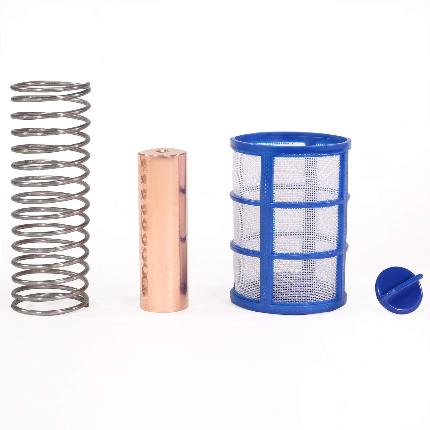 XtremepowerUS 90133 Reduces Chlorine Algae Purifier Pool Solar Ionizer Copper, Blue, Replacement Anodes Copper & Screen Basket Kit