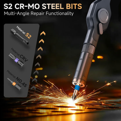 42 in 1 Magnetic Screwdriver Set, DIY Ratchet Screwdriver Set, Multi Bit Screw Drive with Storage Case, Portable Compact Repair Tool Kit for Gifts, Furniture, Computer, Bicycle
