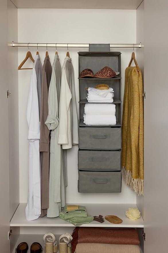 Amazon Basics 6-Tier Hanging Closet Organizer