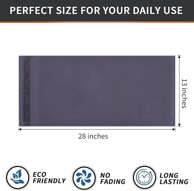 Homaxy 100% Cotton Waffle Weave Kitchen Towels, 13 x 28 Inches Super Absorbent