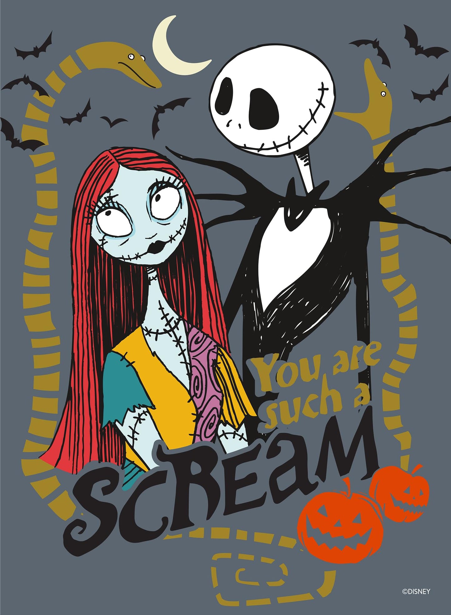 Ceaco - 5 in 1 Multipack - Disney - Tim Burton's The Nightmare Before Christmas - (2) 300 Piece, (2) 500 Piece, (1) 750 Piece Jigsaw Puzzles