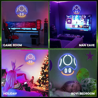 Kavaas Gamer Neon Sign, Game Controller LED Sign for Gaming Room Decor - Game Neon Sign for Teen Boy Room Decor - Best Gamer Gifts for Boys, Kids