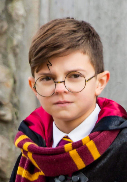 elope Harry Potter Wire Glasses - Thin Wire Frame with Clear Round Lenses, Officially Licensed, Costume Accessory Standard