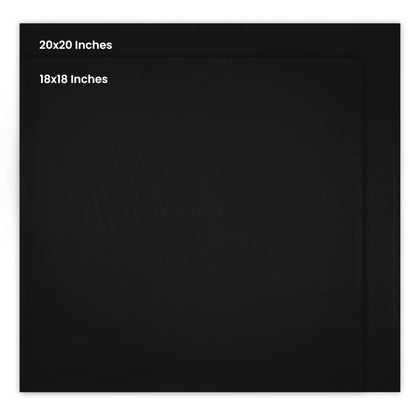 Utopia Kitchen Cloth Napkins [12 Pack] 46x46cm, Cotton Blend Washable and Reusable Table Dinner Napkins for Hotel, Lunch, Restaurant, Weddings, Event and Parties (Black)