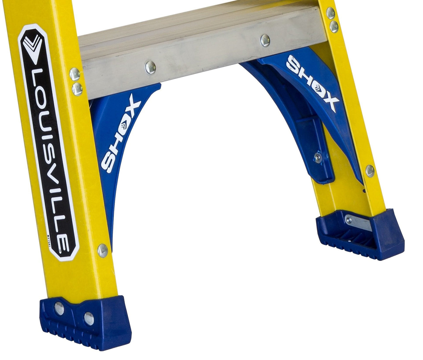 Louisville Ladder FS2005 Fiberglass Step Ladder, 5-Feet/250lb, Yellow and Klein Tools 670-6 Screwdriver, 3/16-Inch Cabinet Tip, Rapi-Driv with 6-Inch Shank