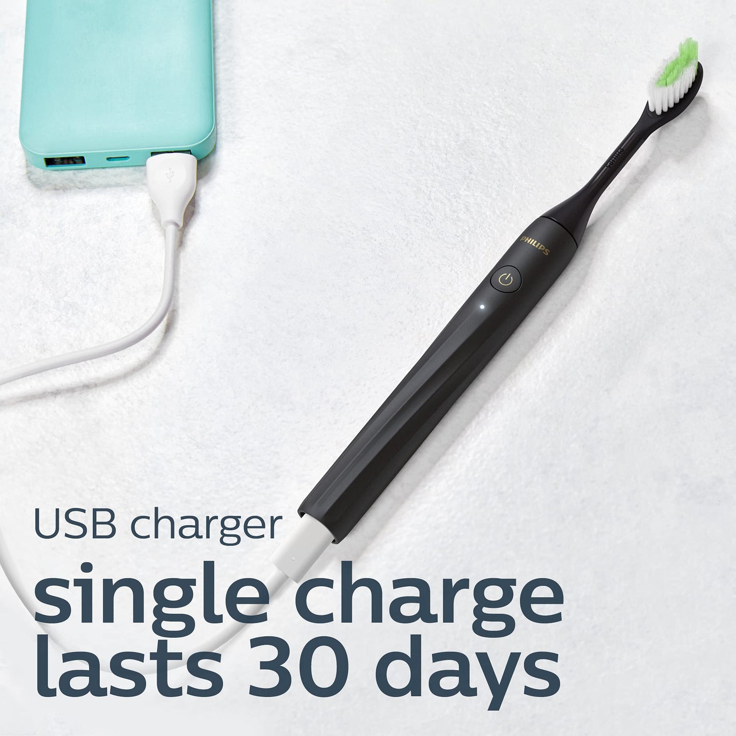 Philips Sonicare One by Sonicare Rechargeable Toothbrush, Shadow, HY1200/26