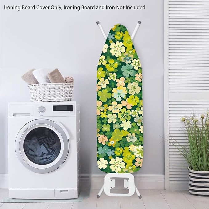 Heavy Duty Ironing Board Cover and Pad Thick Stain Resistant Padding Scorch &