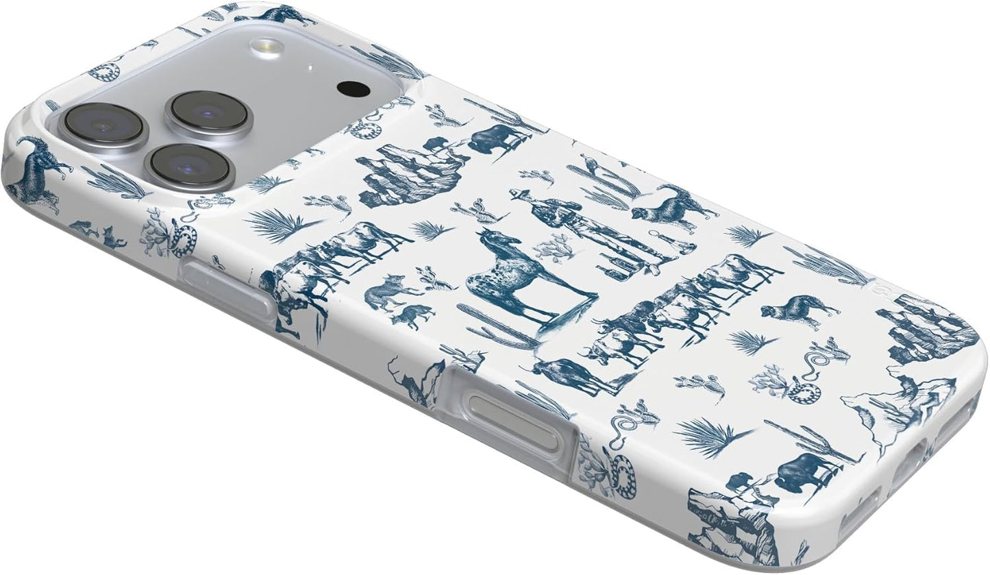 Casely iPhone 17 Pro Case | Wild West Adventure | Desert | Compatible with MagSafe | Classic Ultra Slim Design