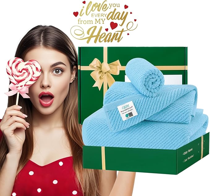VOOVA & MOVAS Ocean Blue Towels