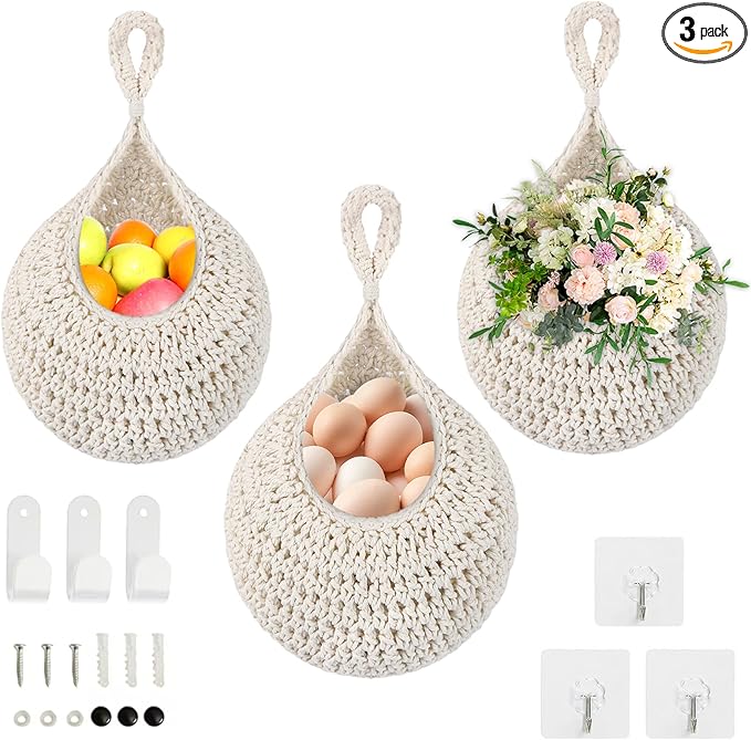 Hanging Fruit Baskets for Kitchen