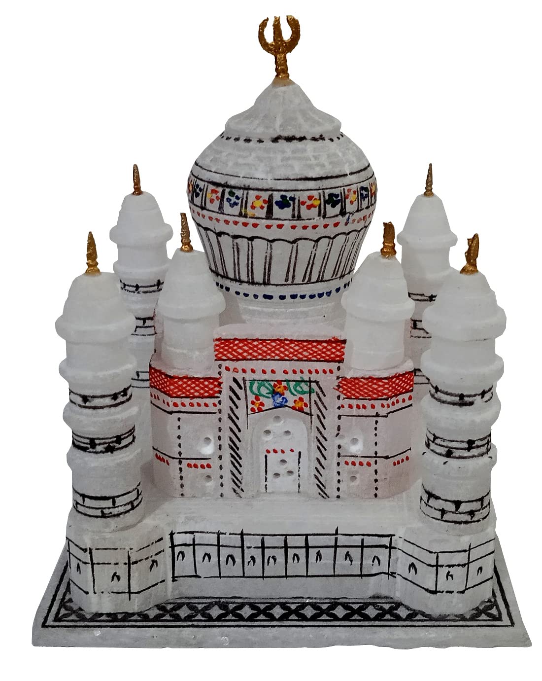 Purpledip Marble Taj Mahal: Symbol of Eternal Love, A Wonder of The Modern World (12014A)