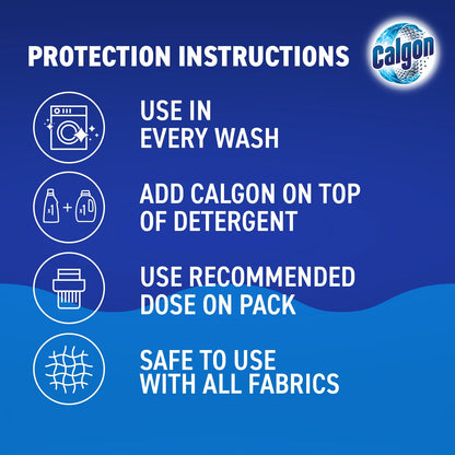 Calgon 4-in-1 Washing Machine Cleaner and Water Softener Tablets, Removes Limescale & Odours, Deep Clean, Units: 45 Tablets, Size: L Pack (Packaging May Vary)