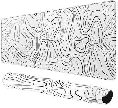Rcege Large Mouse Pad for Desk - Gaming Mouse Pad with Non-Slip Base Stitched Edges, Desk Mat for Keyboard and Mouse