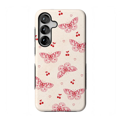Casely Galaxy S25 Plus Case | Ink & Iris | Vintage Floral | Compatible with MagSafe | Bold Protective Design