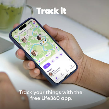 Life360 Tile - Bluetooth Tracker, Keys Finder and Item Locator for Keys, Bags and More. Phone Finder. Both iOS and Android Compatible. 1-Pack (Pink Punch)