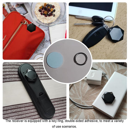 Remote Control Finder Locator with Sound,115ft Range 85db Key Finder,Use for Looking Key,Tv Remote,Phone Charger,Wallet,Bag