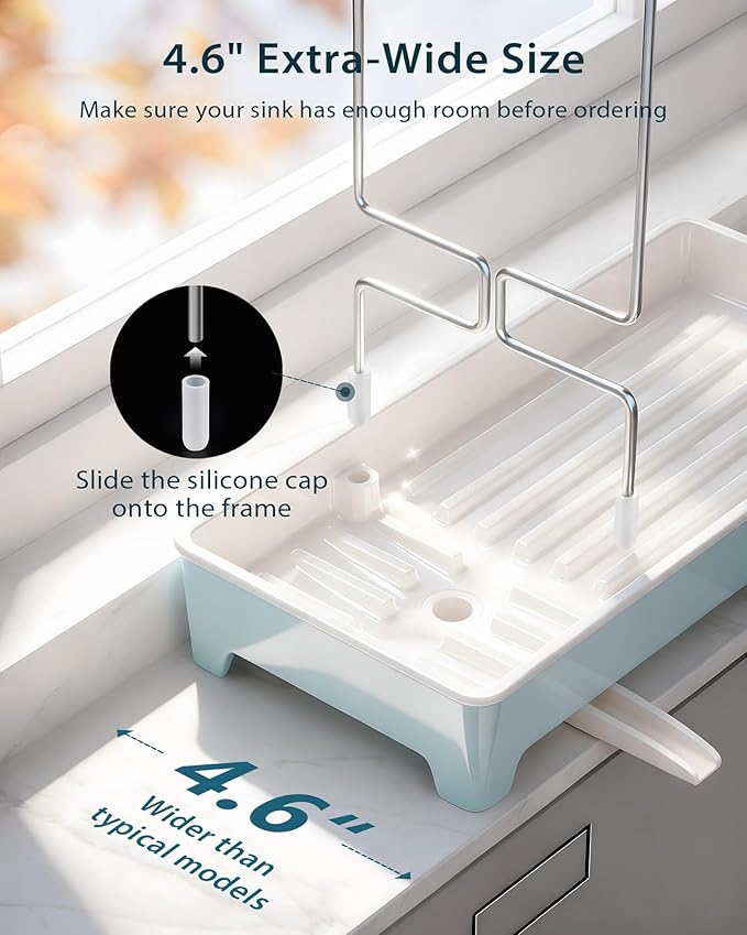 Minimalist Sink Caddy, Rustproof Sponge Holder
