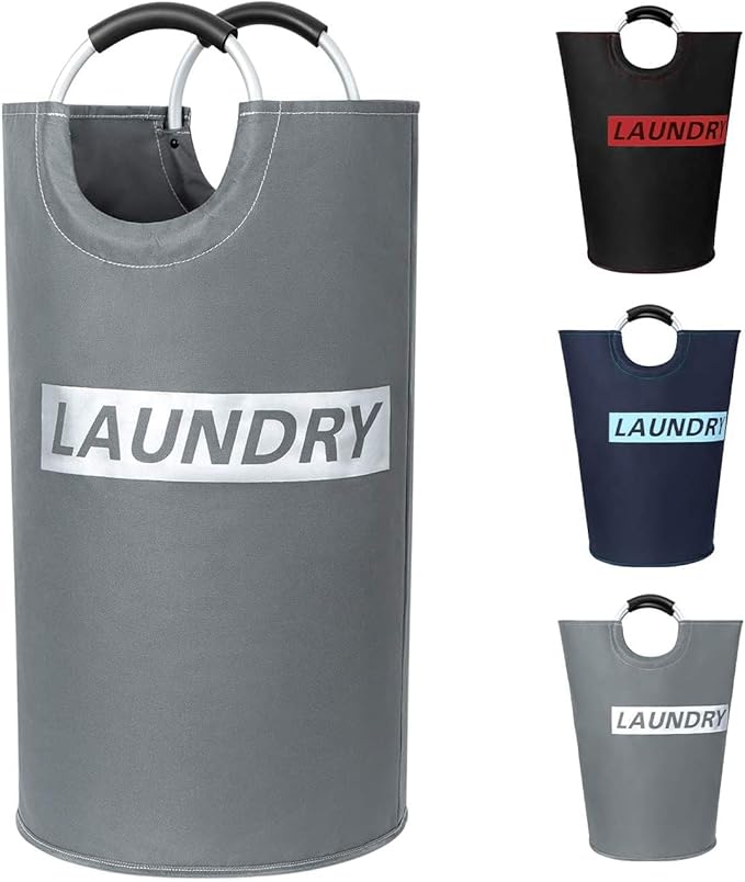 ZEROJETLAG 82L Large Laundry Basket Collapsible Hamper