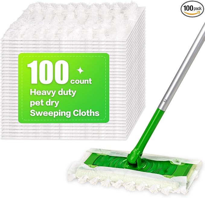 Heavy Duty Dry Sweeping Cloths Compatible