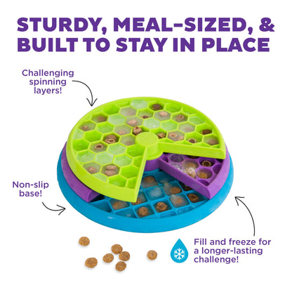 Outward Hound Nina Ottosson Interactive Dog Toys - Medium Level 2 - Dog Puzzle Feeder & Treat Dispenser for Boredom Relief, Mental Stimulation, Dog Enrichment - Reduces Anxiety, Engages Smart Dogs