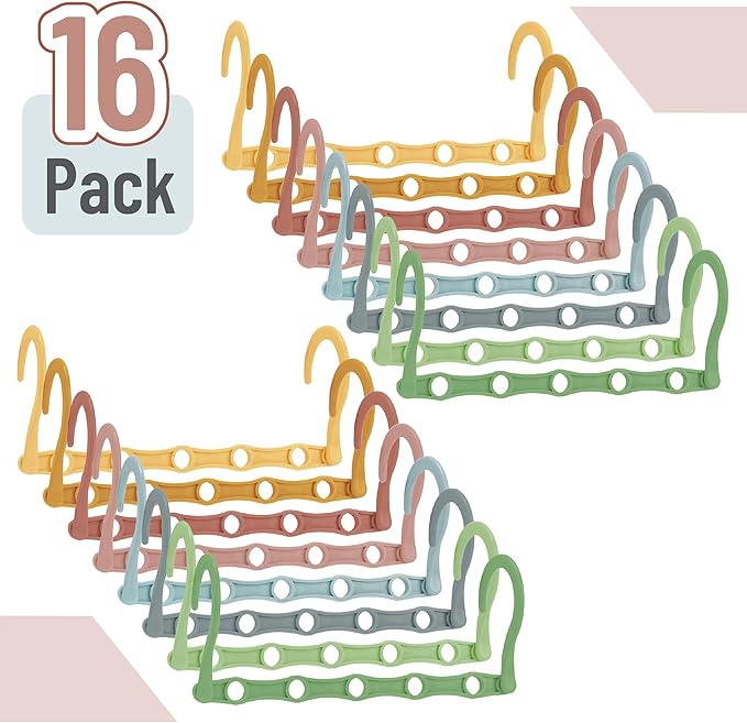 Mr. Pen- Space Saving Hangers for Clothes, Pastel Colors, Plastic Multi Clothes