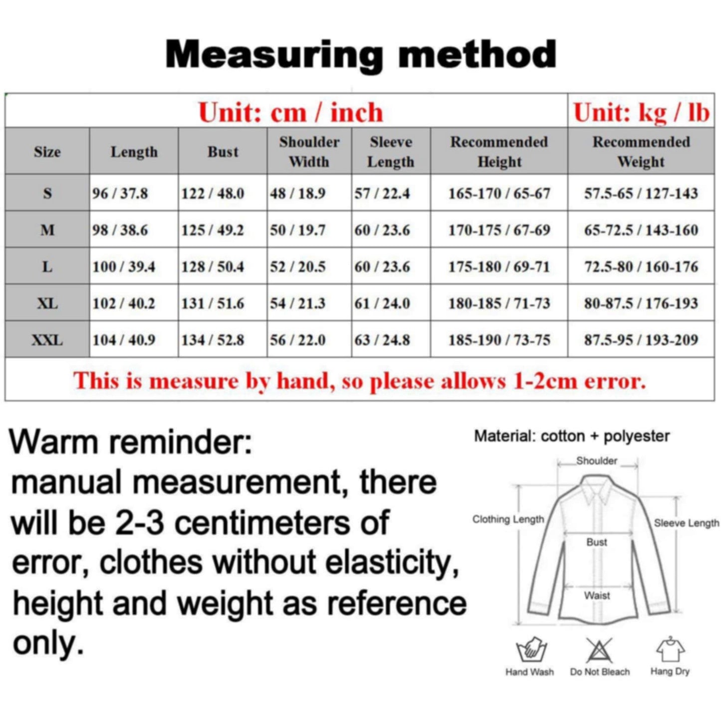 Waflyer White Unisex Cotton Polyester Scientist Lab Coat - Doctor Workwear Uniform for Food Coat Laboratory - Men's S