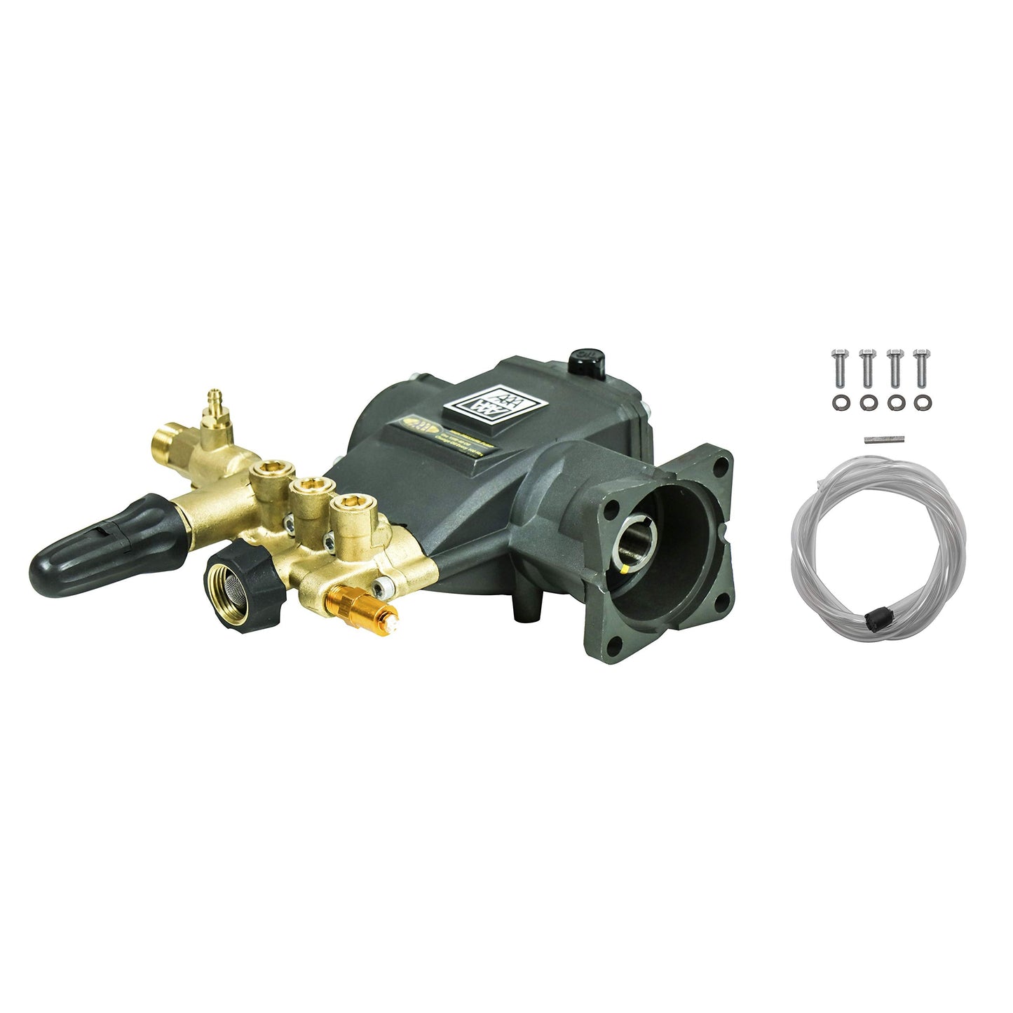 AAA 3700 PSI 2.5 GPM Replacement Triplex Pressure Washer Pump Kit for SIMPSON Gas Power Washer Pumps, 3/4" Shaft, Horizontal Engine Fit, PowerBoost (90037)