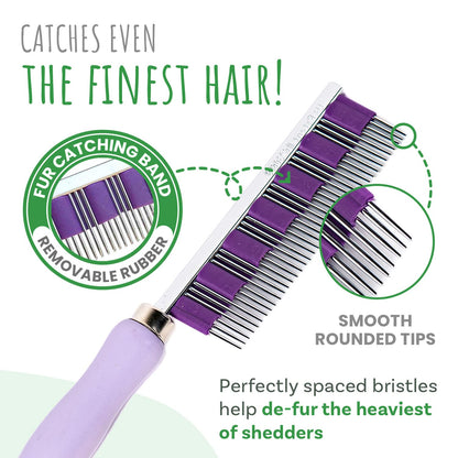 Small Pet Select – Hair Buster Comb for Rabbits, Guinea Pigs & Small Pets | Gentle, Efficient Grooming Tool for Removing Loose Hair & Reducing Shedding