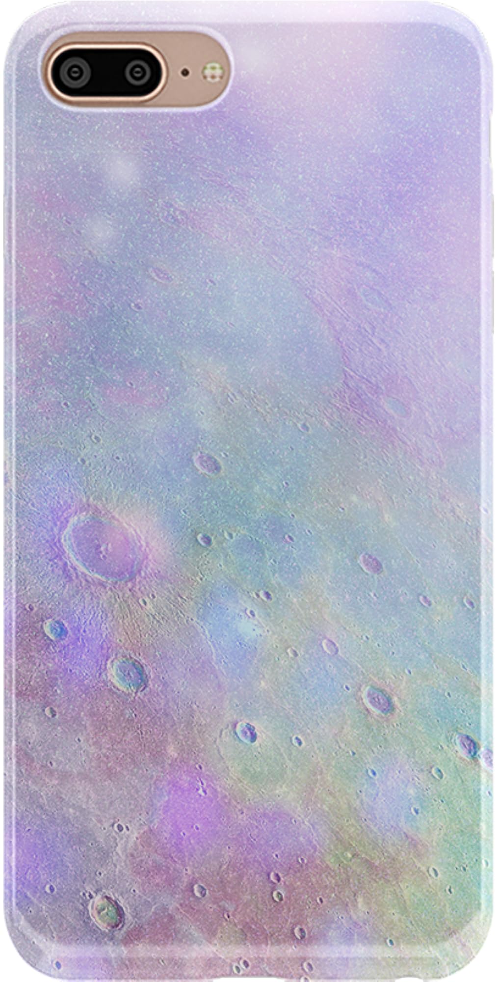 Casely iPhone 6/7/8 Plus Case | Stepping Up | Geo Rose Gold Marble | Classic Ultra Slim Design