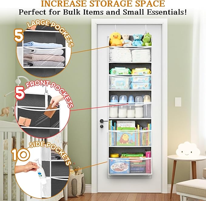 Ofiray-home 2 Pack Over Door Organizer