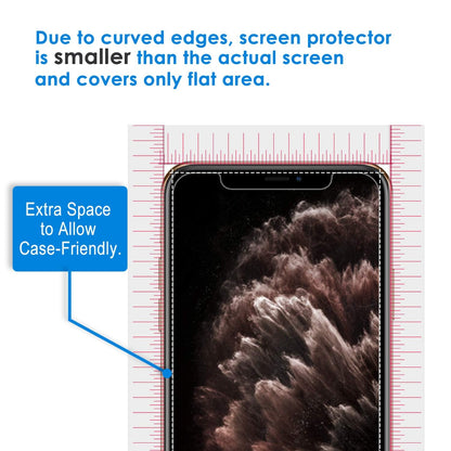 JETech Privacy Screen Protector for iPhone 11 and iPhone XR 6.1-Inch, Anti Spy Tempered Glass Film, 2-Pack