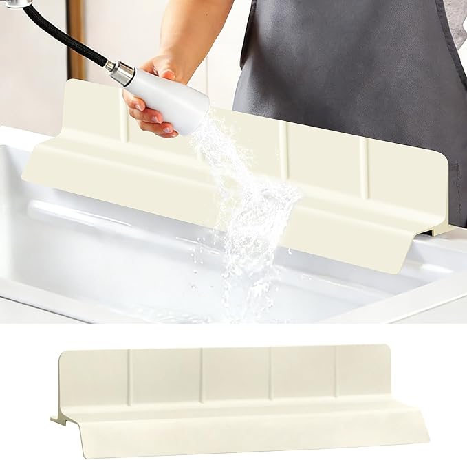 23Inch Sink Splash Guard – Extended Length & Tall Silicone Kitchen Sink Splash