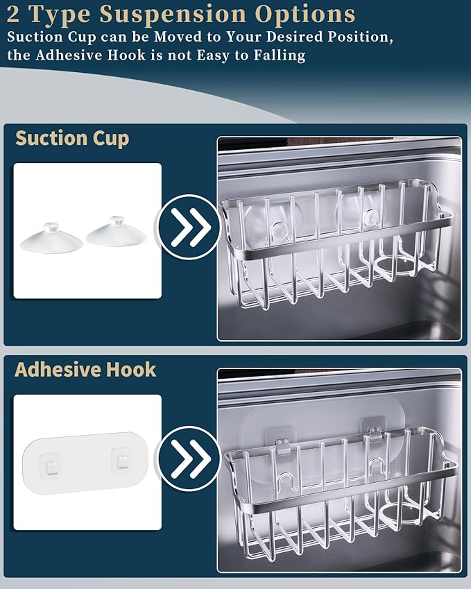 Consumest Sponge Holder Sink Caddy