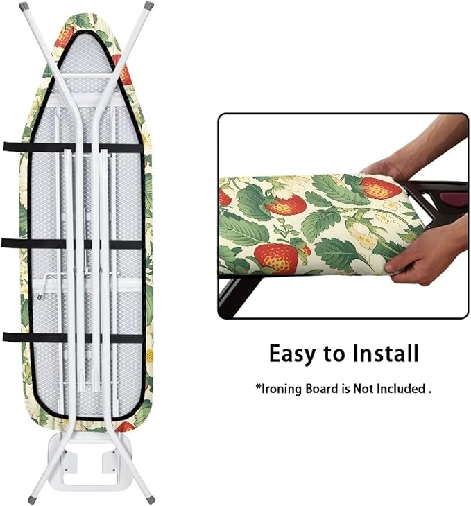 Leaves Strawberry Ironing Board Cover Standard Ironing Board Cover