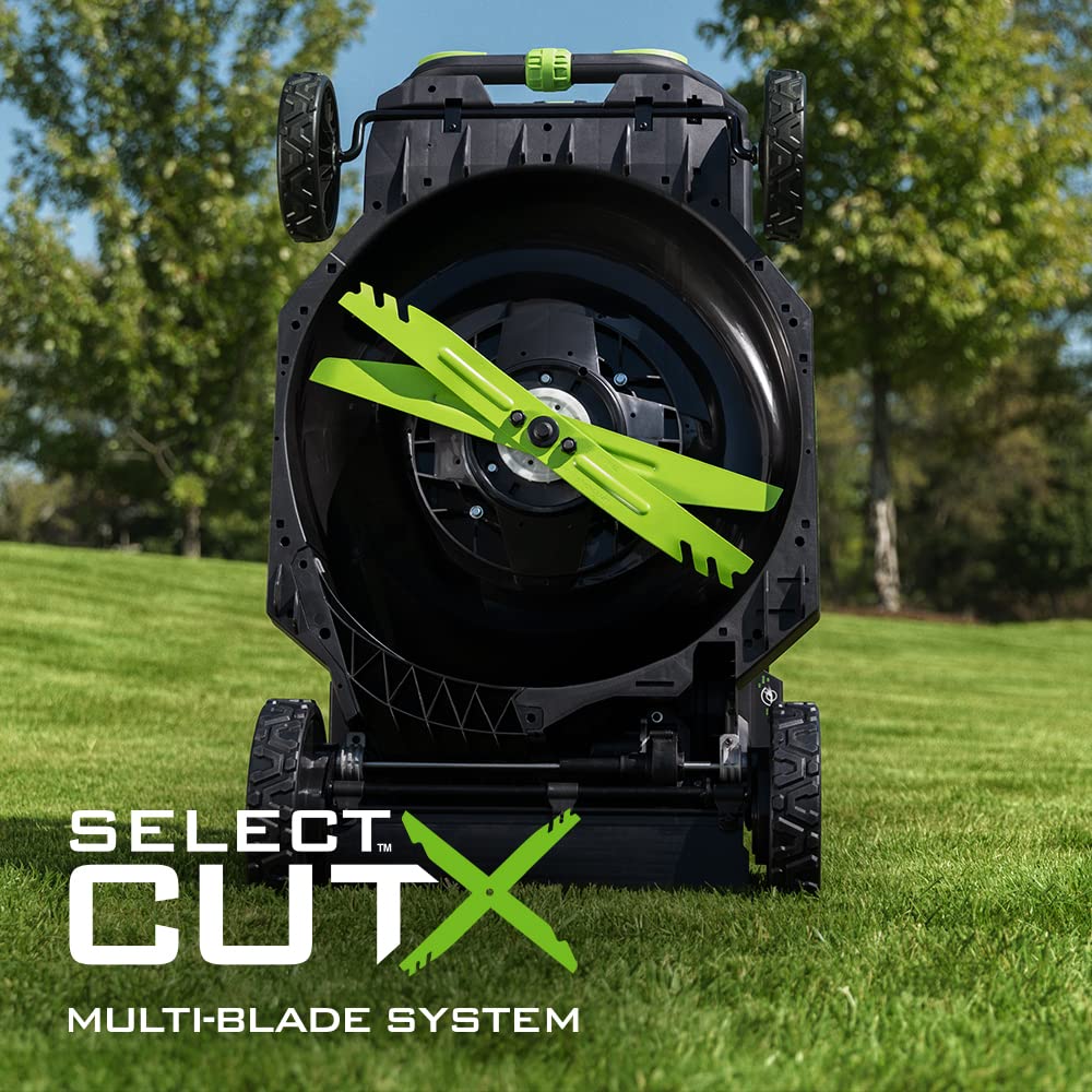 EGO POWER+ Electric Lawn Mower, Self-Propelled Cordless with Select Cut and Touch Drive, Includes 56V 7.5Ah Battery and Rapid Charger – LM2135SP