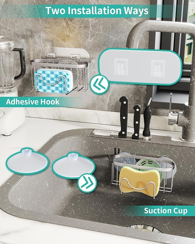 HapiRm Multifunctional Kitchen Sponge Holder