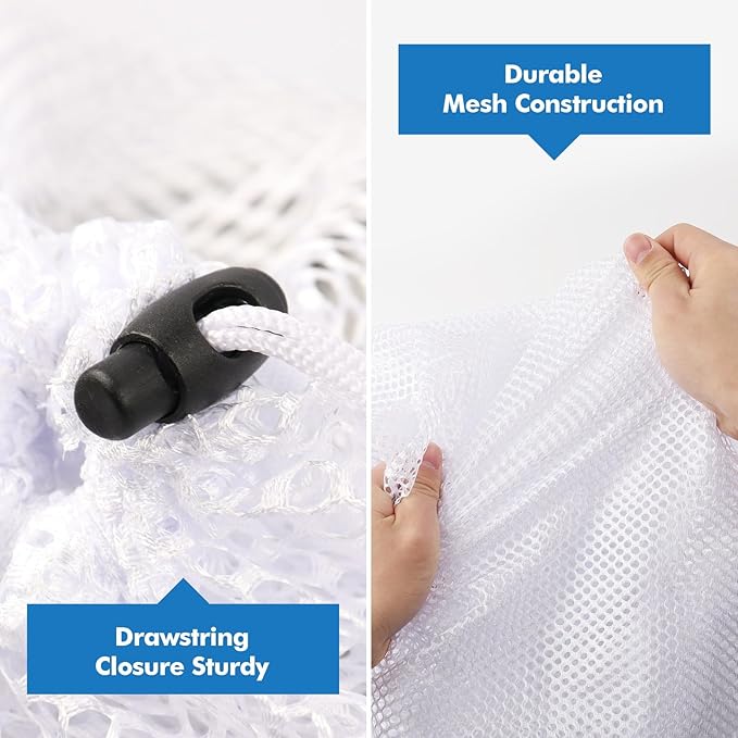 4Pcs Mesh Laundry Bags Washing Machine Mesh Wash Bags