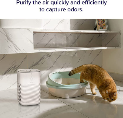 LEVOIT Air Purifier for Bedroom Home, Dual HEPA Filters with Aromatherapy Diffuser, Quiet Sleep Mode, Air Cleaner for Smoke, Allergies, Pet Dander, 100% Ozone Free, LV-H128, Gray