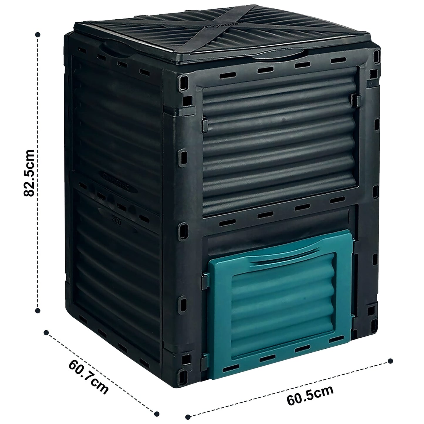Denny International® 300L Outdoor Compost Bin Eco Friendly Garden Organic Waste Converter Composter