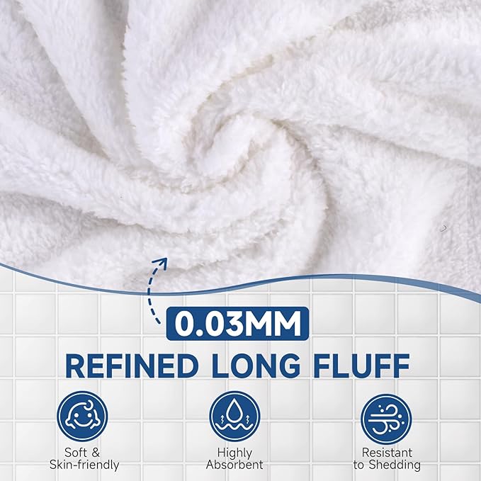 Coral Velvet Washcloths Bulk -240 Pack, Highly Absorbent and Soft White Face