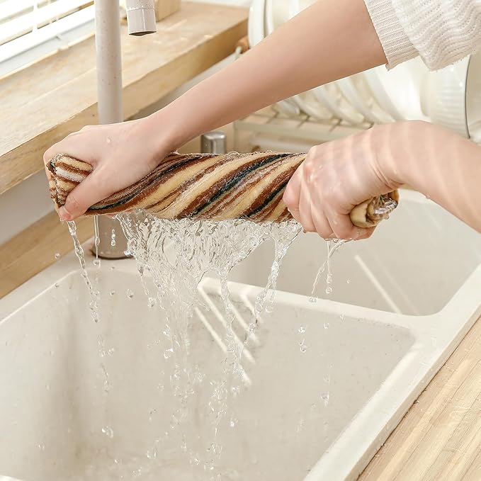 Kitchen Dish Towels for Drying Dishes, Large Cotton Kitchen Towels, Stripped