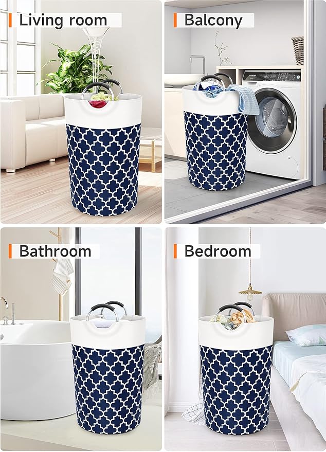 Large Laundry Basket Laundry Hamper Bag Washing Bin Clothes Bag Collapsible Tall