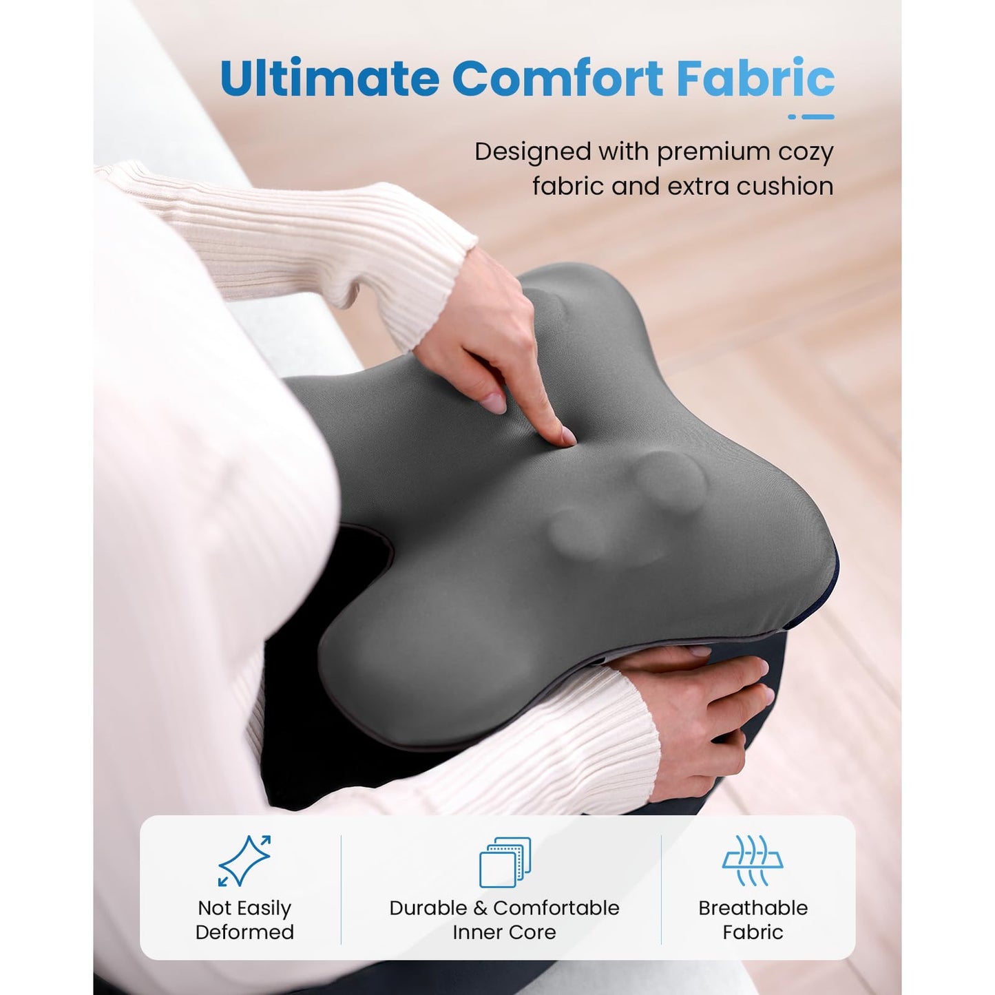BOB AND BRAD Cordless Back Massager with Heat FSA Eligible HSA Eligible, Shiatsu Neck Massager for Pain Relief Deep Tissue, 3D Kneading Massage Pillow for Pain Relief, Birthday Gifts for Women Men
