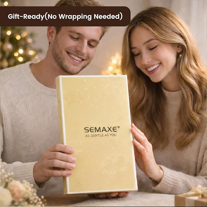 SEMAXE 100% Cotton Washcloths 12-Pack, 13 × 13 Inch Soft Luxury Face Towels –
