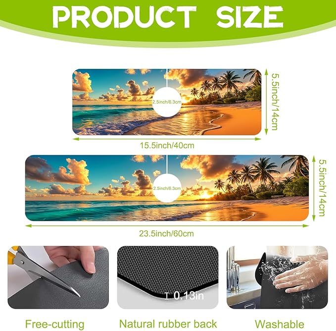 Kitchen Sink Splash Guard Faucet Mat Super Absorbent Fast Drying Mat Guard