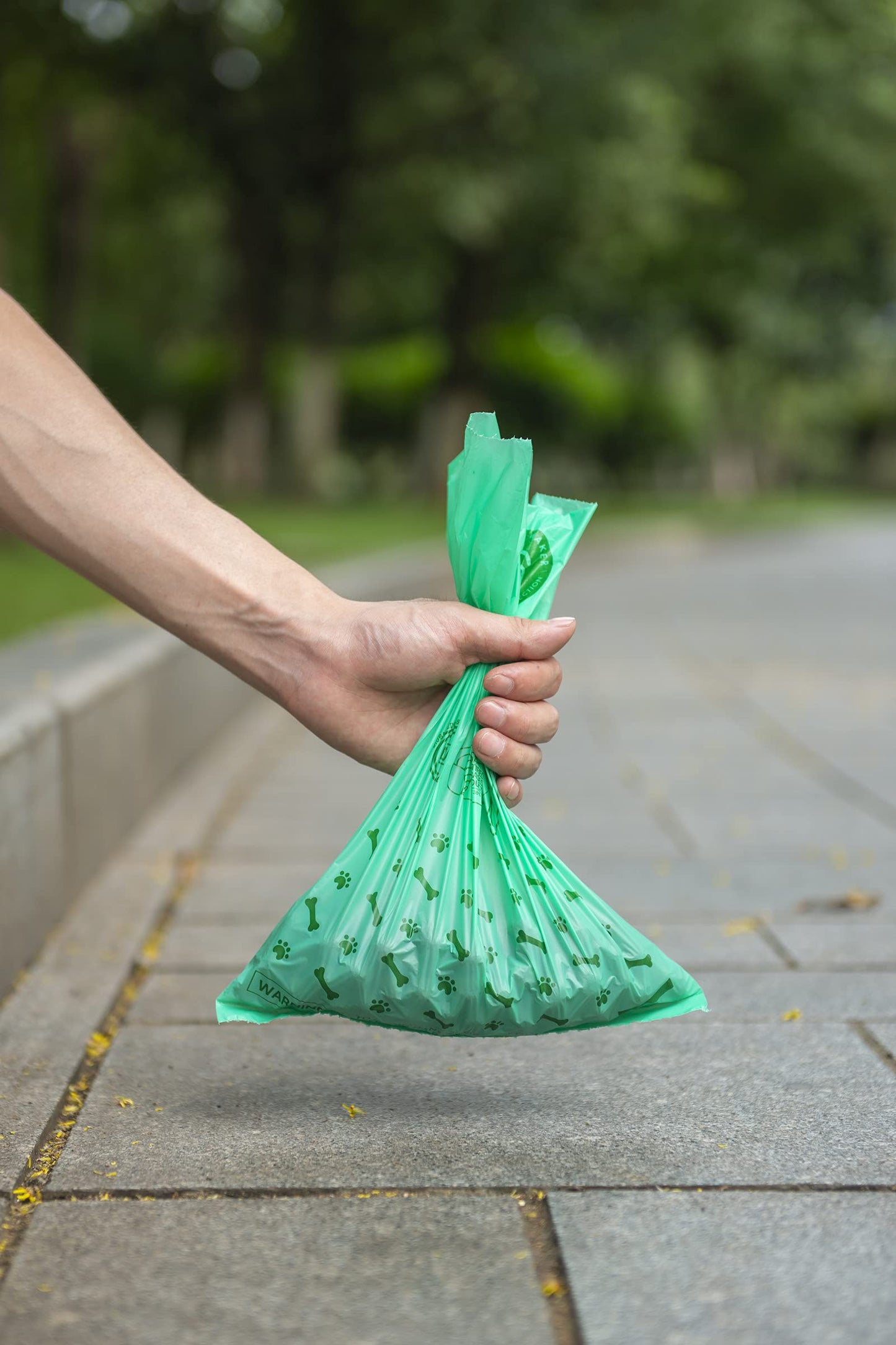 Green Maker Biodegradable 30% Thicker Dog Poop Bags 360 Dog Waste Bags Extra Thick Strong Made from Corn Starch Plants Based (Green)
