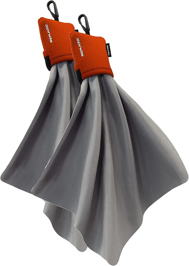 SPUDZ Ultra Microfiber Lens Cleaner – Closable Pouch, Washable –