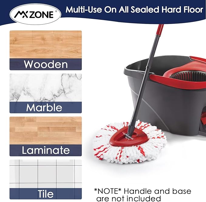 Spin Mop Heads Replacements Compatible