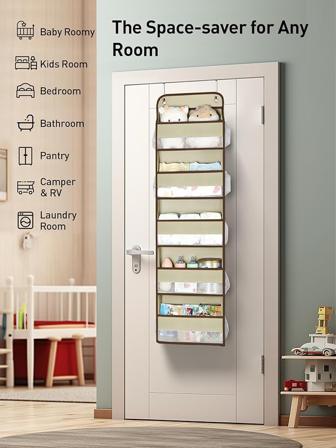 Yecaye 2 Pc Over the Door Organizer