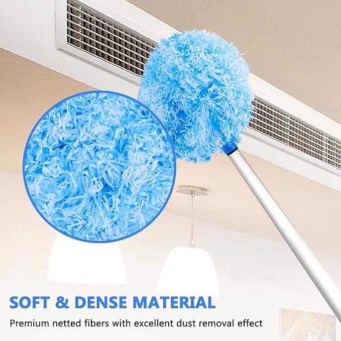 Ceiling Fan Cleaner Duster Reusable Microfiber Ceiling Fan Blade Cleaner